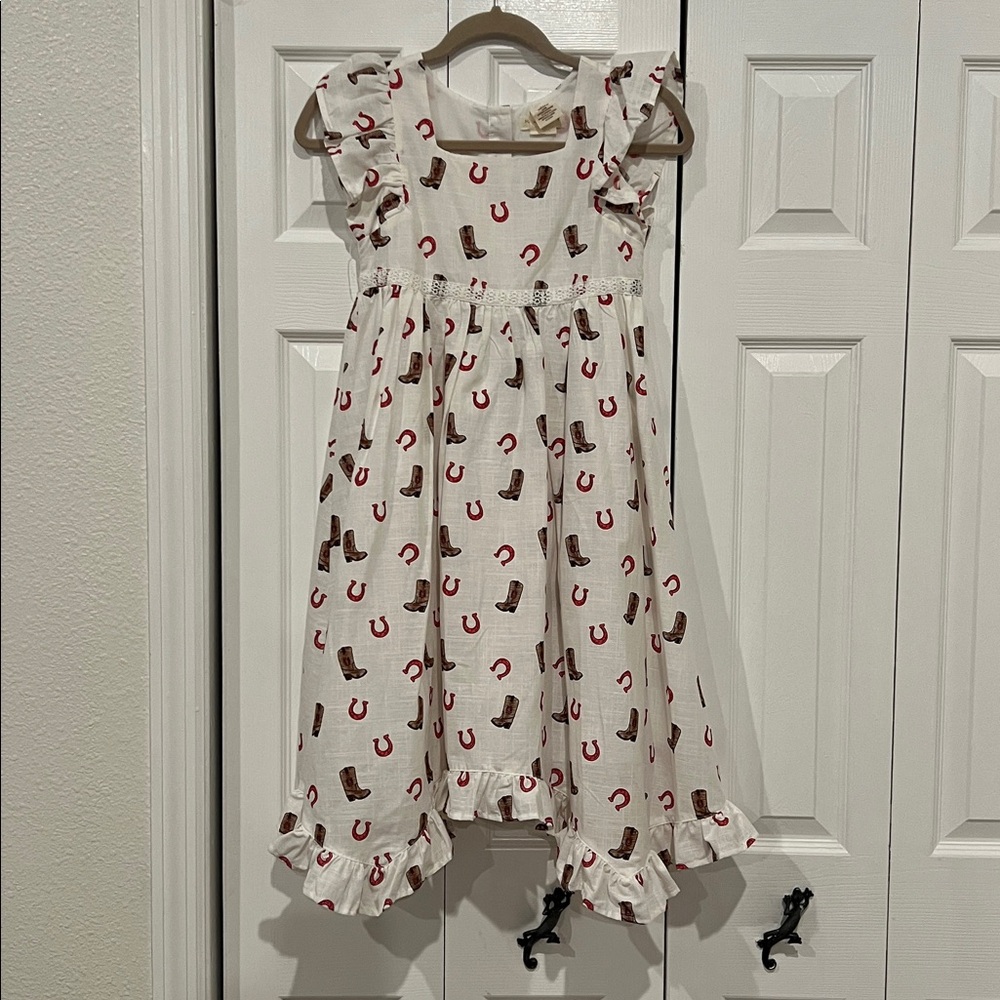 Happily grey kids cowgirl dress